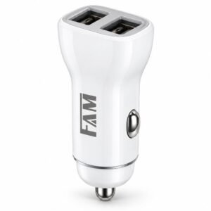 CARREGADOR VEICULAR 2 SAIDAS USB 2.4A FAM